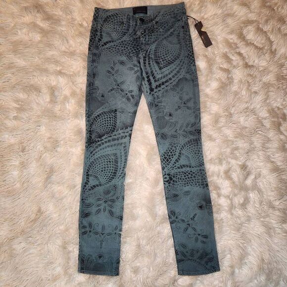 Denimocracy Vapor Dream Beatnik Crop Skinny Jeans - Picture 1 of 11